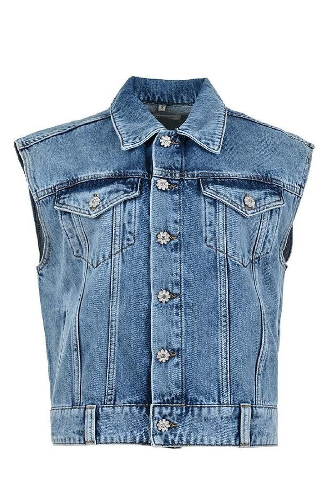 BROOME GILET BRO 035 O SNOW BLUE